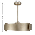 SAVOY HOUSE AMIENA CEILING FAN: FAN D'LIER - Fan