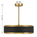 SAVOY HOUSE ARCHER CEILING FAN: FAN D'LIER - Fan
