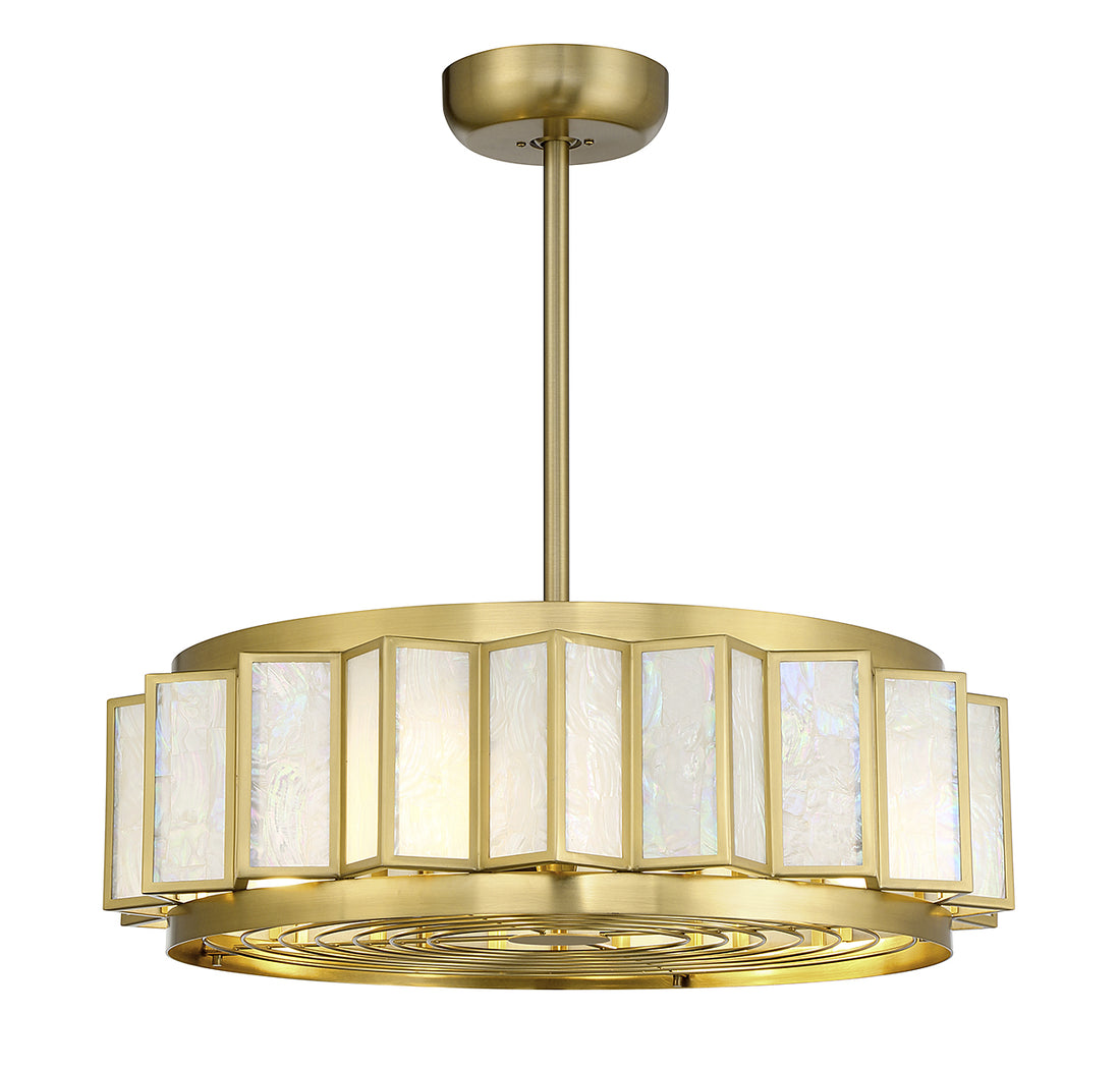 SAVOY HOUSE, GIDEON CEILING FAN: FAN D'LIER, INDOOR CEILING FAN