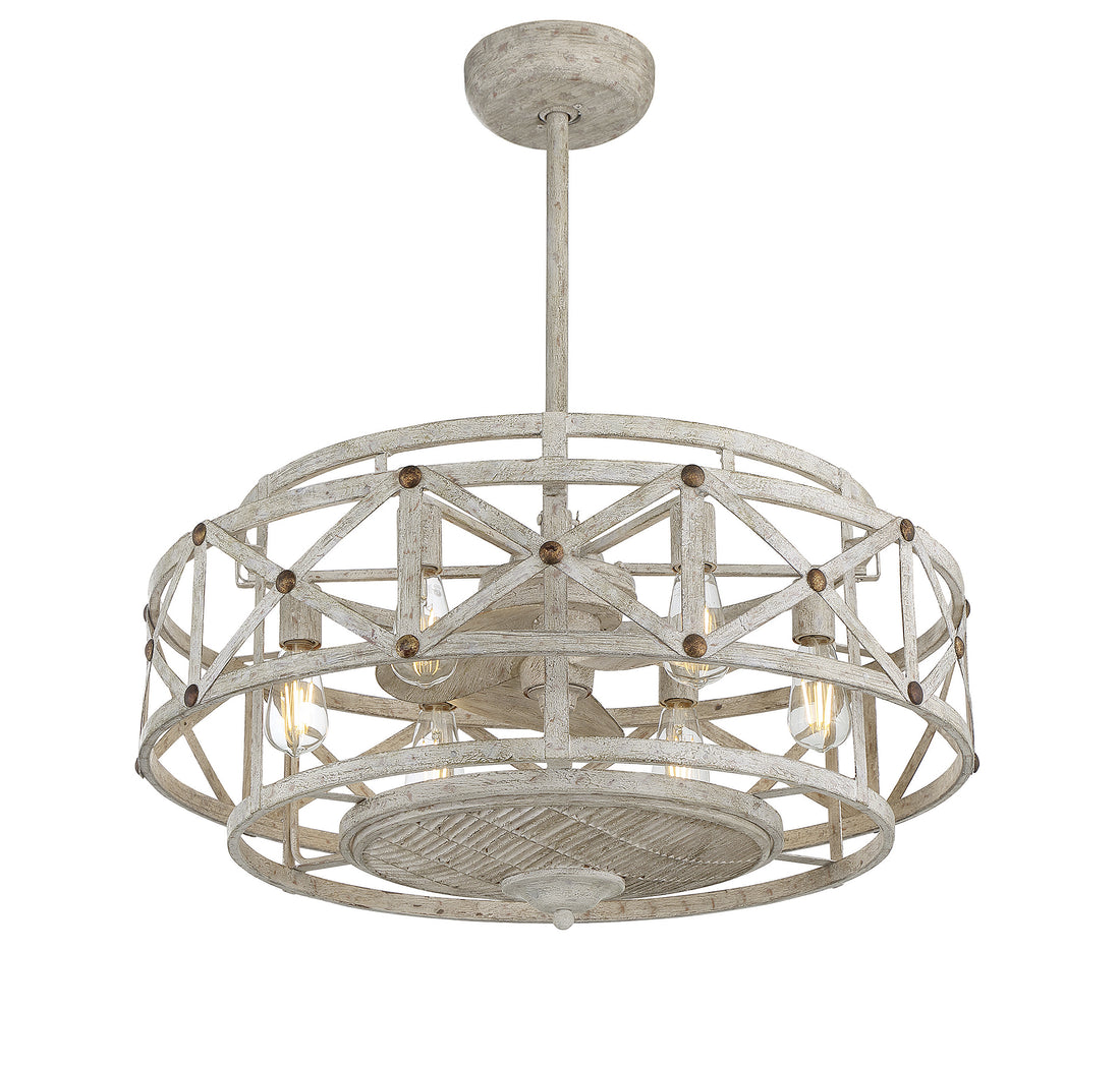 SAVOY HOUSE, COLONADE CEILING FAN: FAN D'LIER, INDOOR CEILING FANS