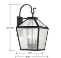SAVOY HOUSE, WOODSTOCK OUTDOOR: WALL LANTERN, OUTDOOR WALL LIGHTS