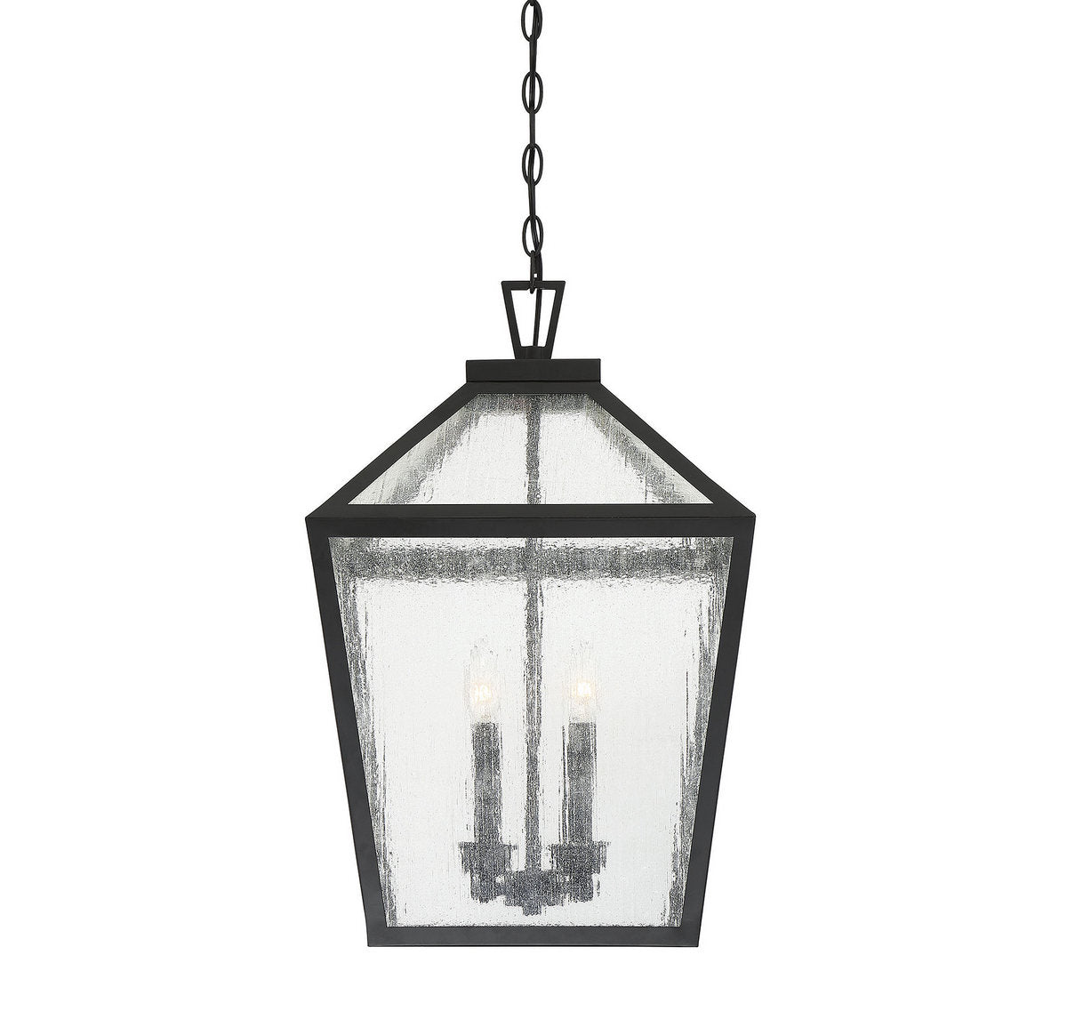 SAVOY HOUSE, WOODSTOCK OUTDOOR: HANGING LANTERN | 5-104-BK, OUTDOOR CEILING LIGHTS