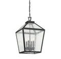SAVOY HOUSE, WOODSTOCK OUTDOOR: HANGING LANTERN | 5-104-BK, OUTDOOR CEILING LIGHTS