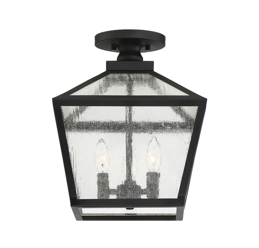 SAVOY HOUSE, WOODSTOCK OUTDOOR: FLUSH MOUNT | 5-105-BK, OUTDOOR CEILING LIGHTS