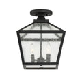 SAVOY HOUSE, WOODSTOCK OUTDOOR: FLUSH MOUNT | 5-105-BK, OUTDOOR CEILING LIGHTS