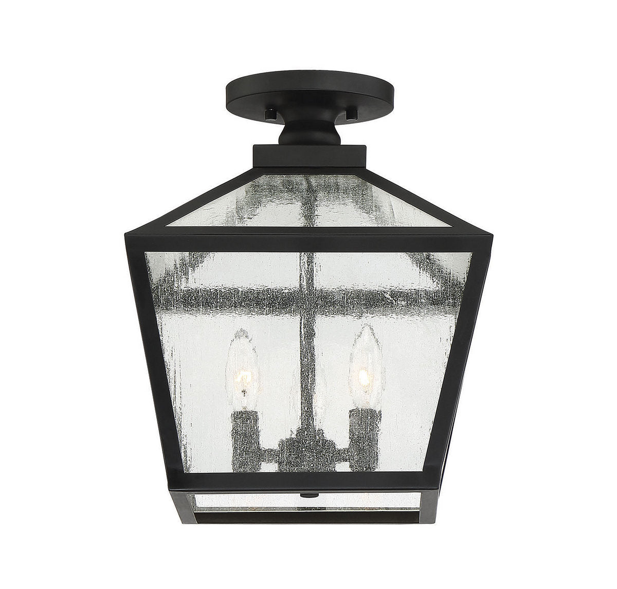 SAVOY HOUSE, WOODSTOCK OUTDOOR: FLUSH MOUNT | 5-105-BK, OUTDOOR CEILING LIGHTS