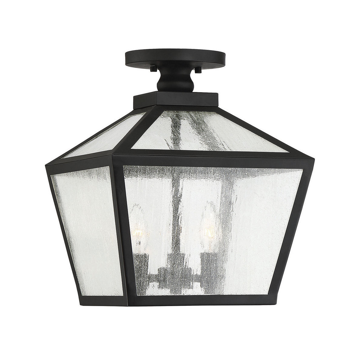 SAVOY HOUSE, WOODSTOCK OUTDOOR: FLUSH MOUNT | 5-105-BK, OUTDOOR CEILING LIGHTS