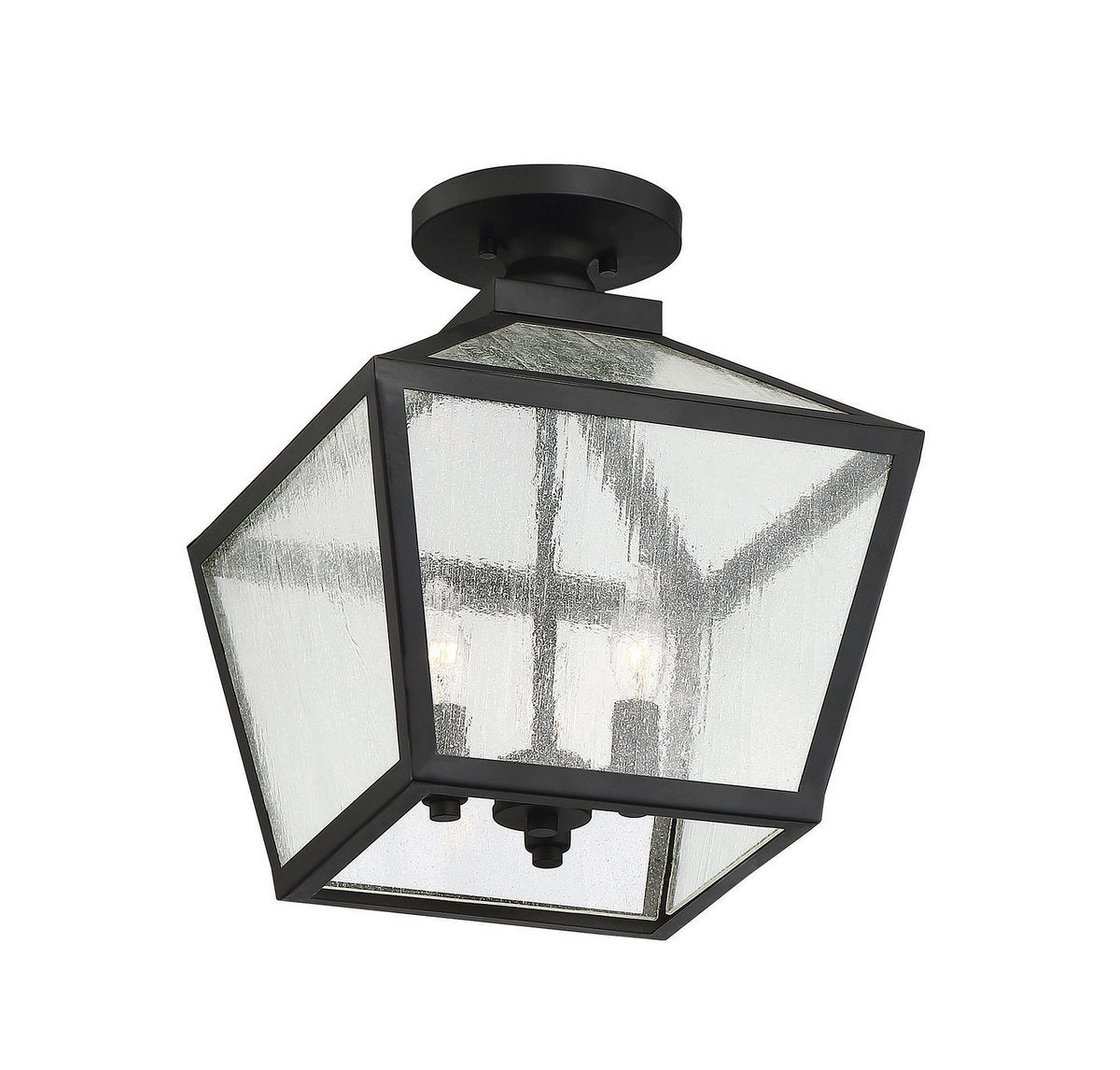 SAVOY HOUSE, WOODSTOCK OUTDOOR: FLUSH MOUNT | 5-105-BK, OUTDOOR CEILING LIGHTS