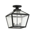 SAVOY HOUSE, WOODSTOCK OUTDOOR: FLUSH MOUNT | 5-105-BK, OUTDOOR CEILING LIGHTS
