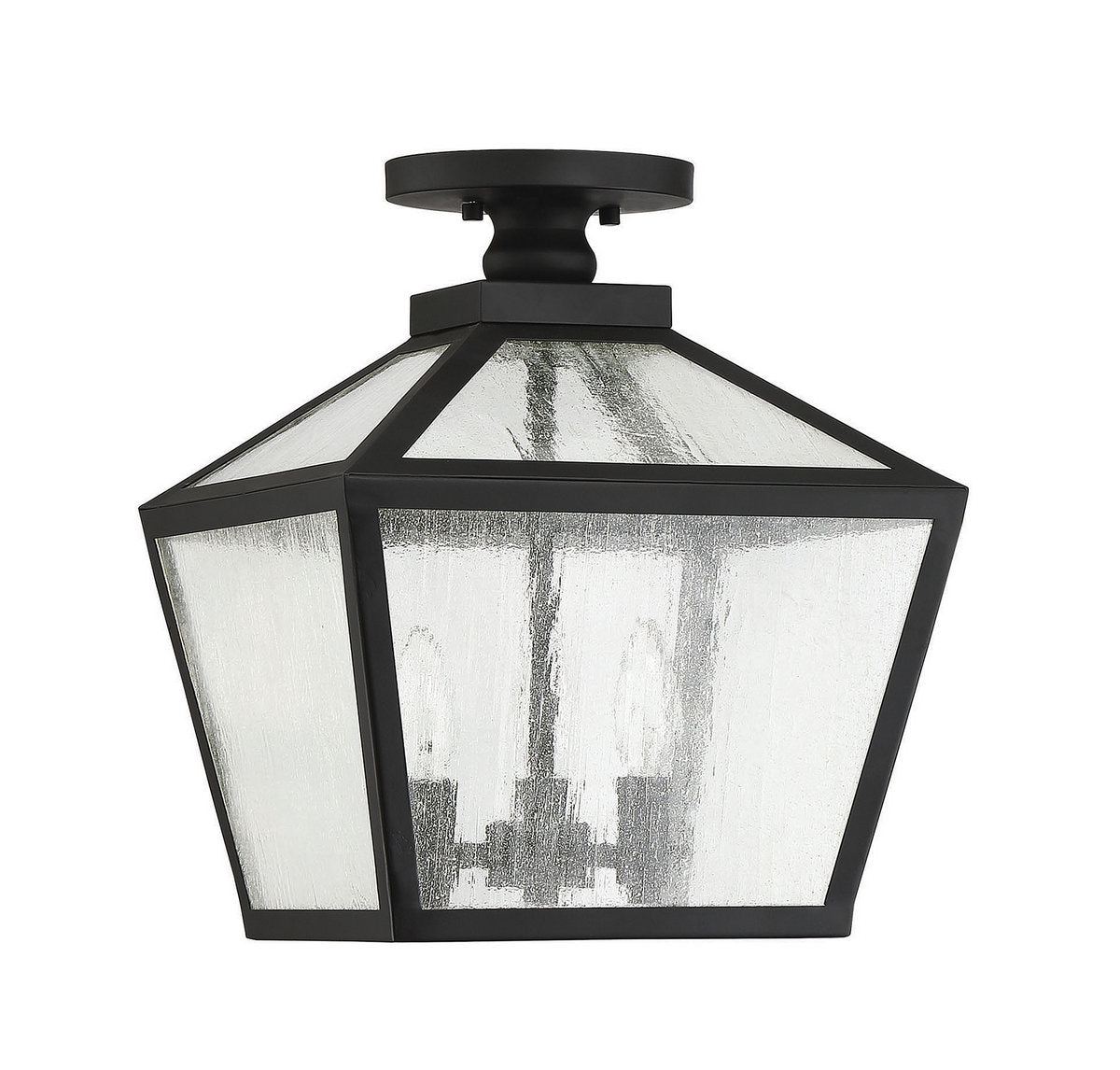 SAVOY HOUSE, WOODSTOCK OUTDOOR: FLUSH MOUNT | 5-105-BK, OUTDOOR CEILING LIGHTS