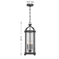 SAVOY HOUSE, PRESTON OUTDOOR: HANGING LANTERN, OUTDOOR CEILING LIGHTS