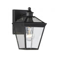 SAVOY HOUSE, ELLIJAY BLACK OUTDOOR: WALL LANTERN, OUTDOOR WALL LIGHTS