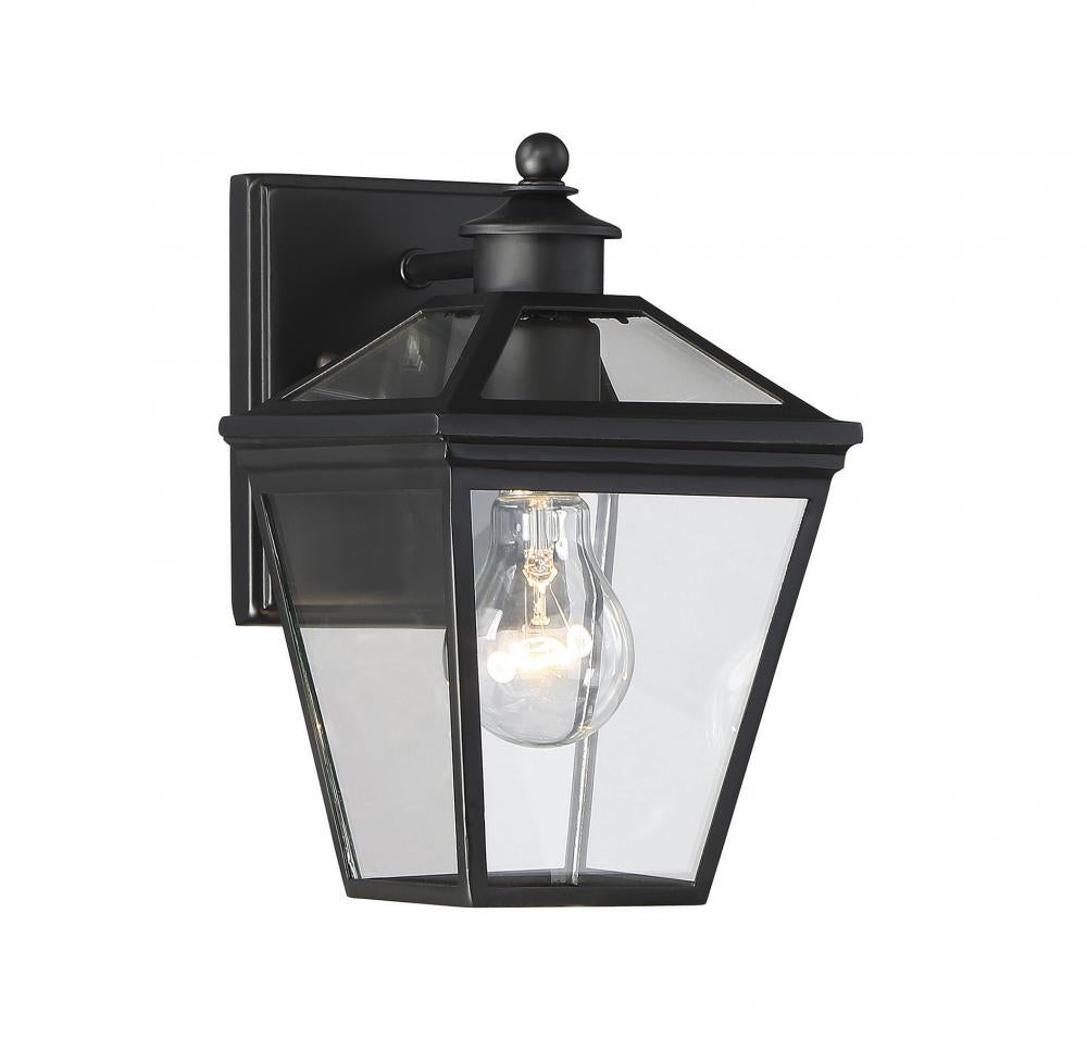 SAVOY HOUSE, ELLIJAY BLACK OUTDOOR: WALL LANTERN, OUTDOOR WALL LIGHTS