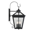 SAVOY HOUSE, ELLIJAY BLACK OUTDOOR: WALL LANTERN, OUTDOOR WALL LIGHTS