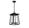 SAVOY HOUSE, DENVER OUTDOOR: HANGING LANTERN | 5-2025-BK, OUTDOOR CEILING LIGHTS
