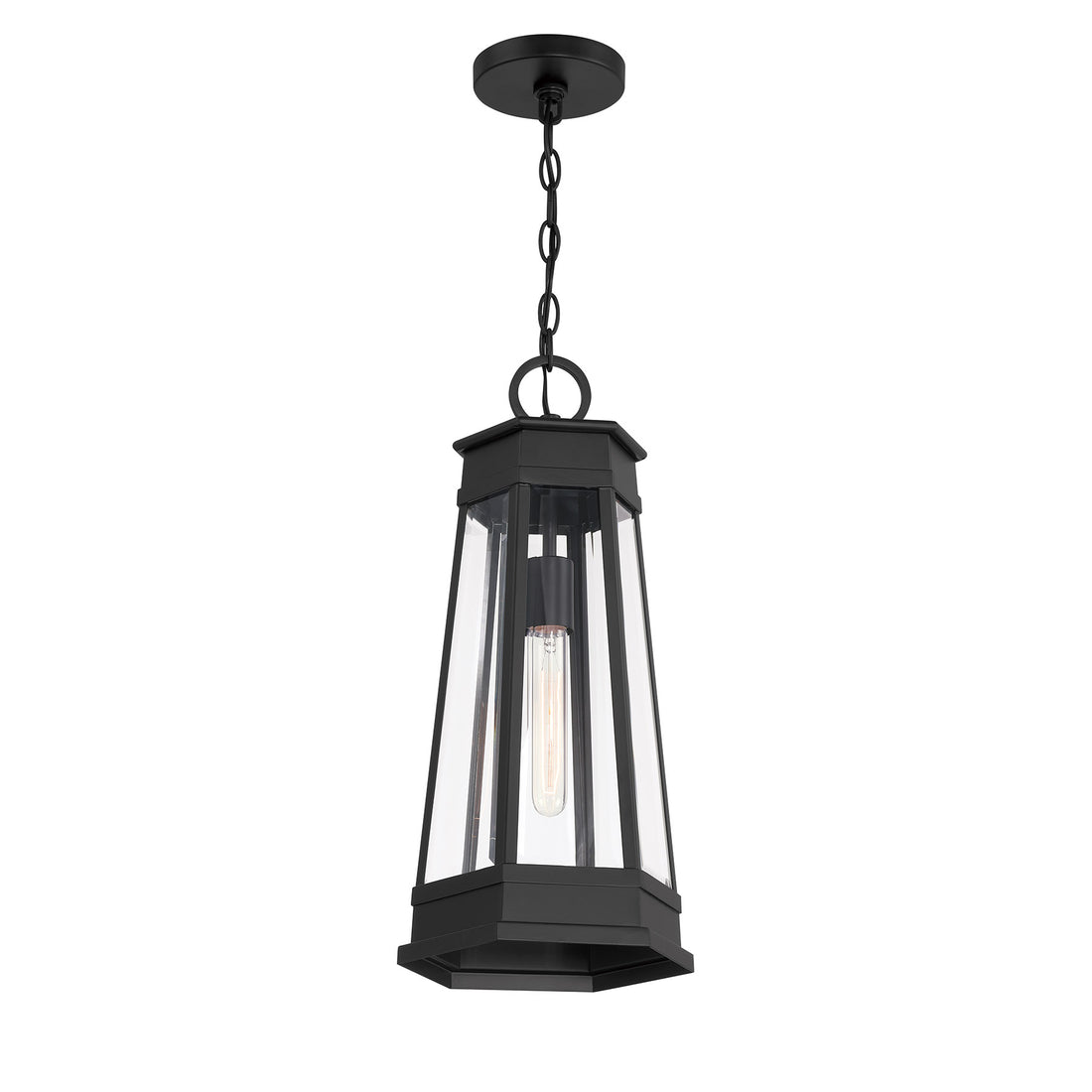 SAVOY HOUSE, PAYNE OUTDOOR: HANGING LANTERN | 5-208-BK, OUTDOOR CEILING LIGHTS