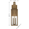 SAVOY HOUSE, LANCASTER OUTDOOR: WALL LANTERN, OUTDOOR WALL LIGHTS