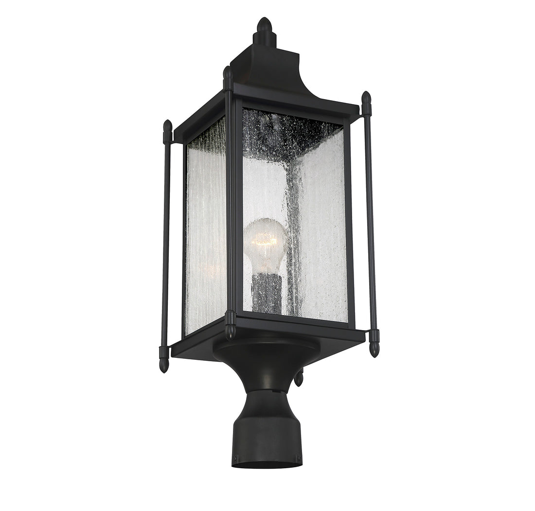 SAVOY HOUSE DUNNMORE OUTDOOR: POST LANTERN | 5-3454-BK