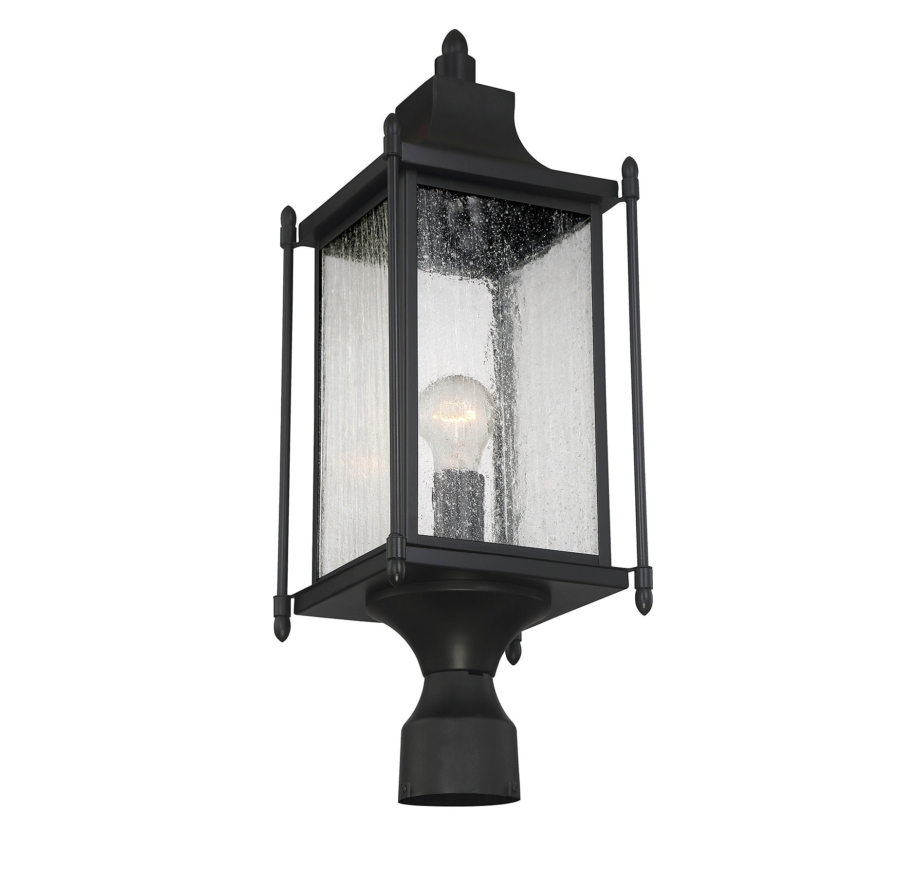 SAVOY HOUSE DUNNMORE OUTDOOR: POST LANTERN | 5-3454-BK