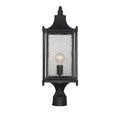 SAVOY HOUSE DUNNMORE OUTDOOR: POST LANTERN | 5-3454-BK