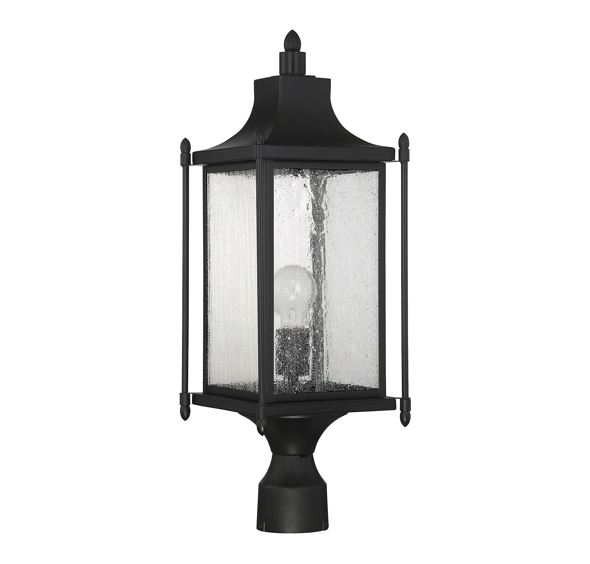 SAVOY HOUSE DUNNMORE OUTDOOR: POST LANTERN | 5-3454-BK
