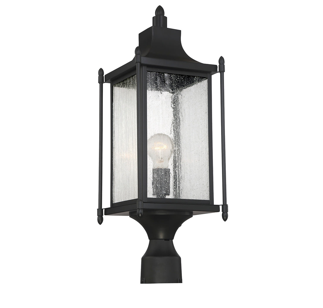 SAVOY HOUSE DUNNMORE OUTDOOR: POST LANTERN | 5-3454-BK
