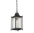 SAVOY HOUSE, DUNNMORE OUTDOOR: HANGING LANTERN | 5-3455-BK, OUTDOOR CEILING LIGHTS