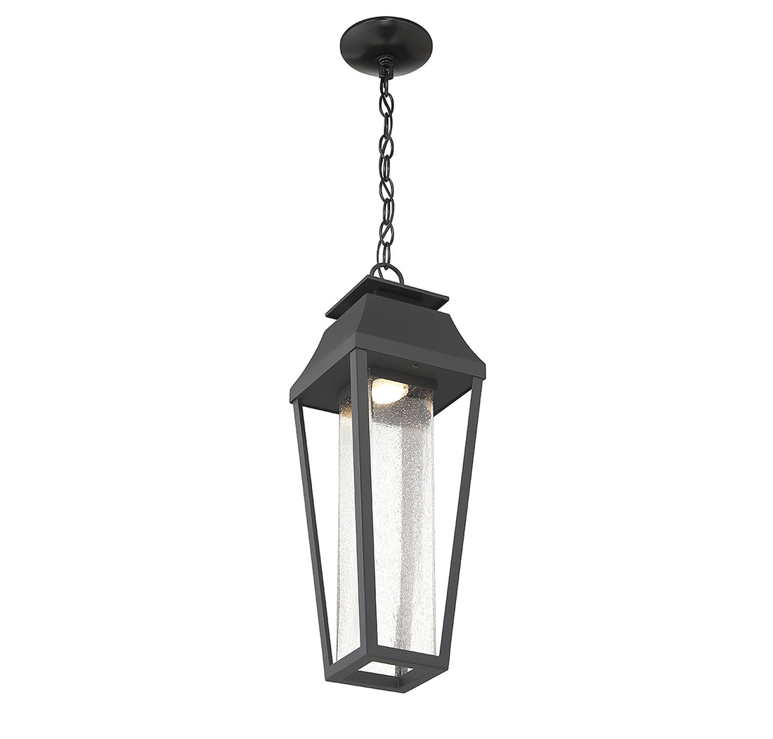 SAVOY HOUSE, BROOKLINE OUTDOOR: HANGING LANTERN | 5-357-BK, OUTDOOR CEILING LIGHTS