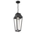 SAVOY HOUSE, BROOKLINE OUTDOOR: HANGING LANTERN | 5-357-BK, OUTDOOR CEILING LIGHTS