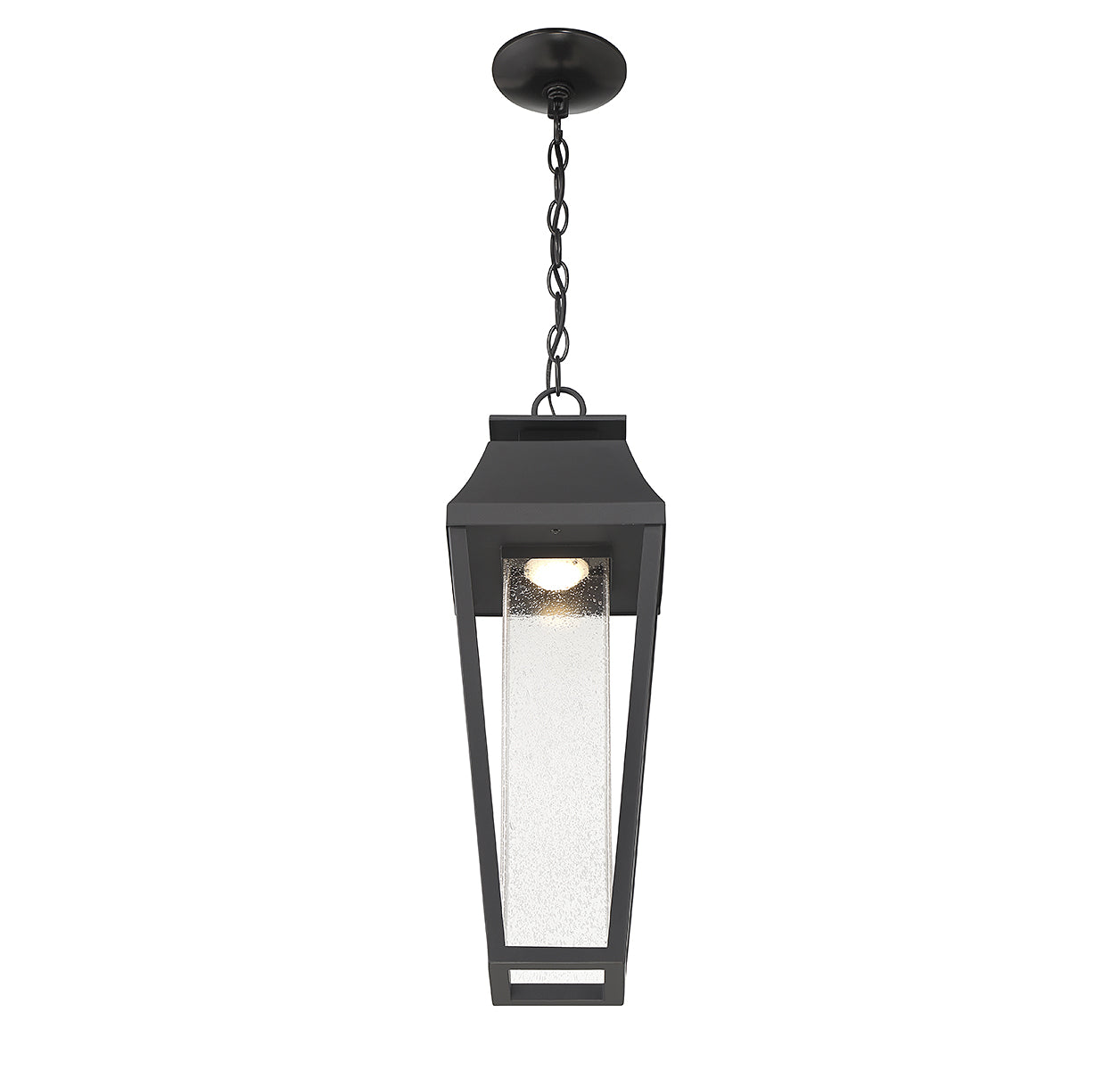 SAVOY HOUSE, BROOKLINE OUTDOOR: HANGING LANTERN | 5-357-BK, OUTDOOR CEILING LIGHTS