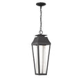 SAVOY HOUSE, BROOKLINE OUTDOOR: HANGING LANTERN | 5-357-BK, OUTDOOR CEILING LIGHTS