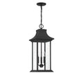 SAVOY HOUSE, HANCOCK OUTDOOR: HANGING LANTERN | 5-453-BK, OUTDOOR CEILING LIGHTS
