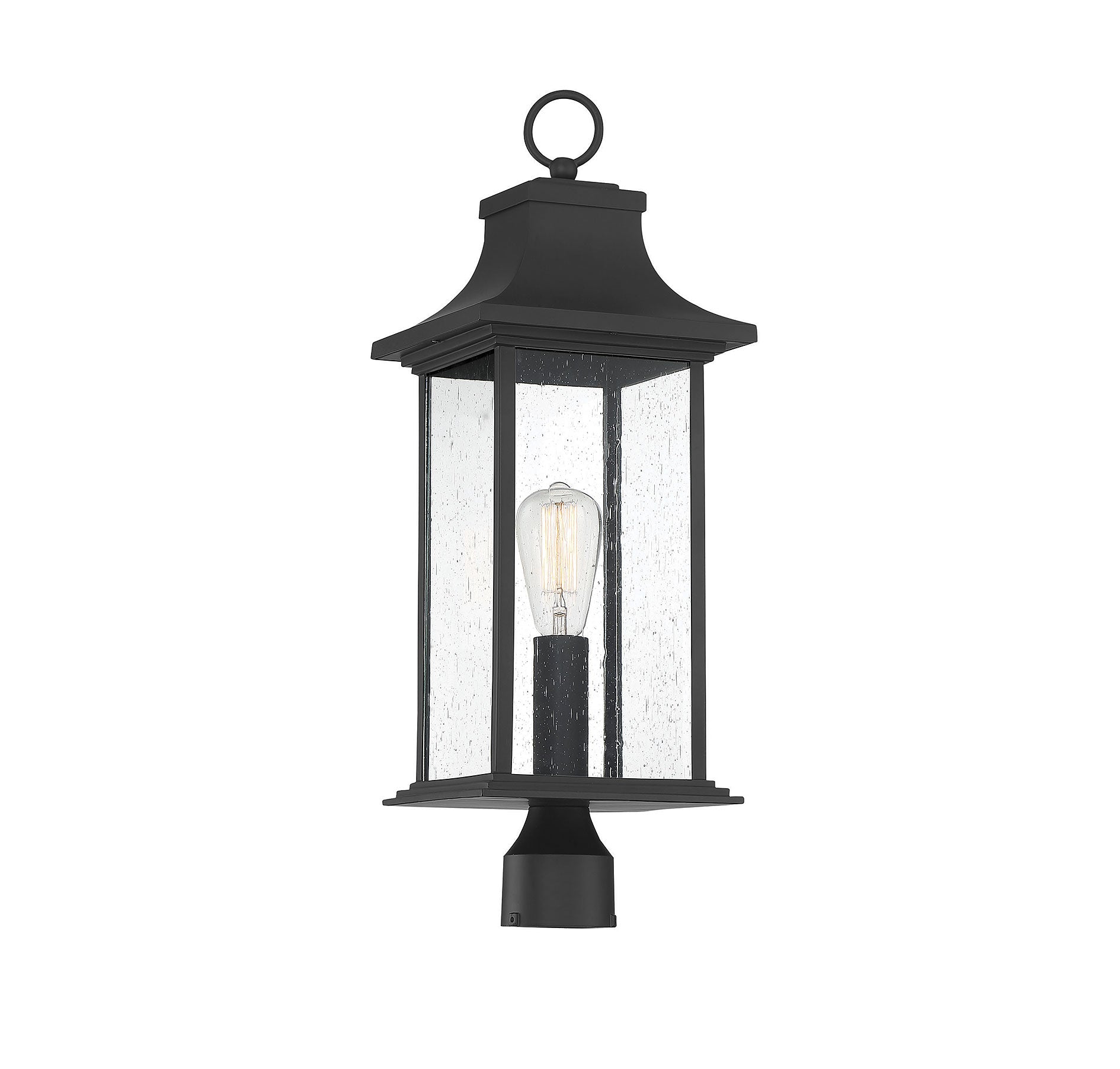 SAVOY HOUSE HANCOCK OUTDOOR: POST LANTERN | 5-454-BK