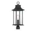 SAVOY HOUSE HANCOCK OUTDOOR: POST LANTERN | 5-454-BK