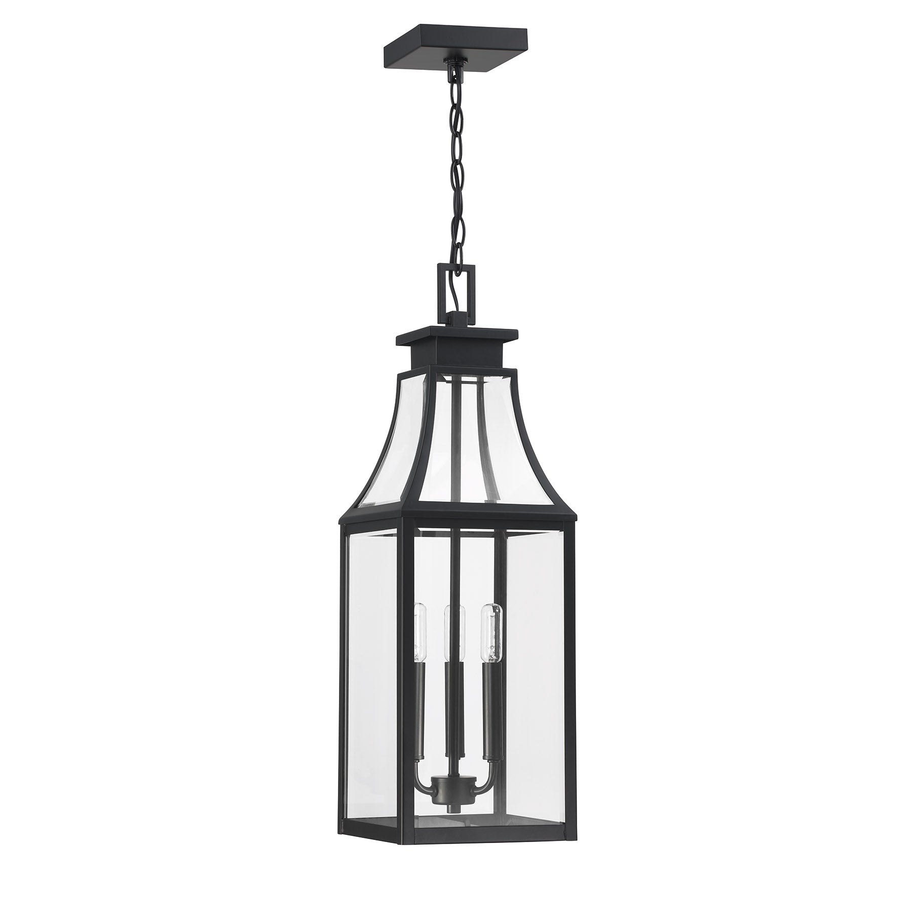 SAVOY HOUSE, EMERY OUTDOOR: HANGING LANTERN | 5-608-BK, OUTDOOR CEILING LIGHTS