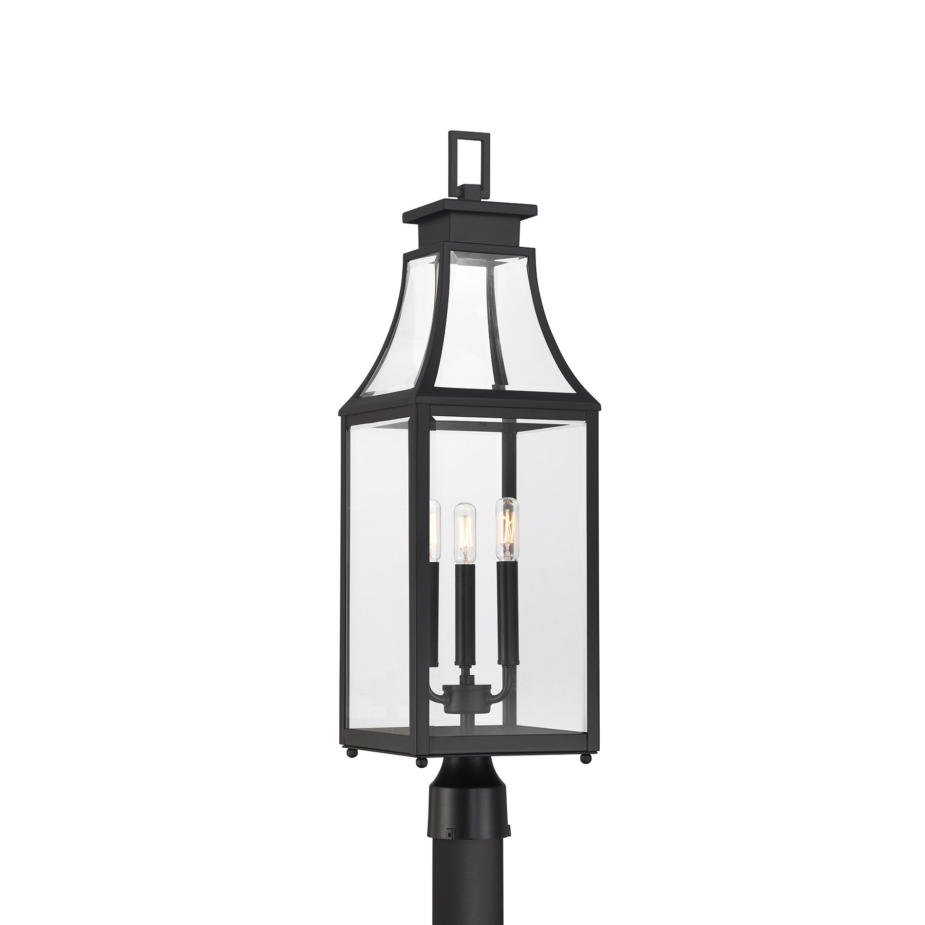 SAVOY HOUSE EMERY OUTDOOR: POST LANTERN | 5-609-BK