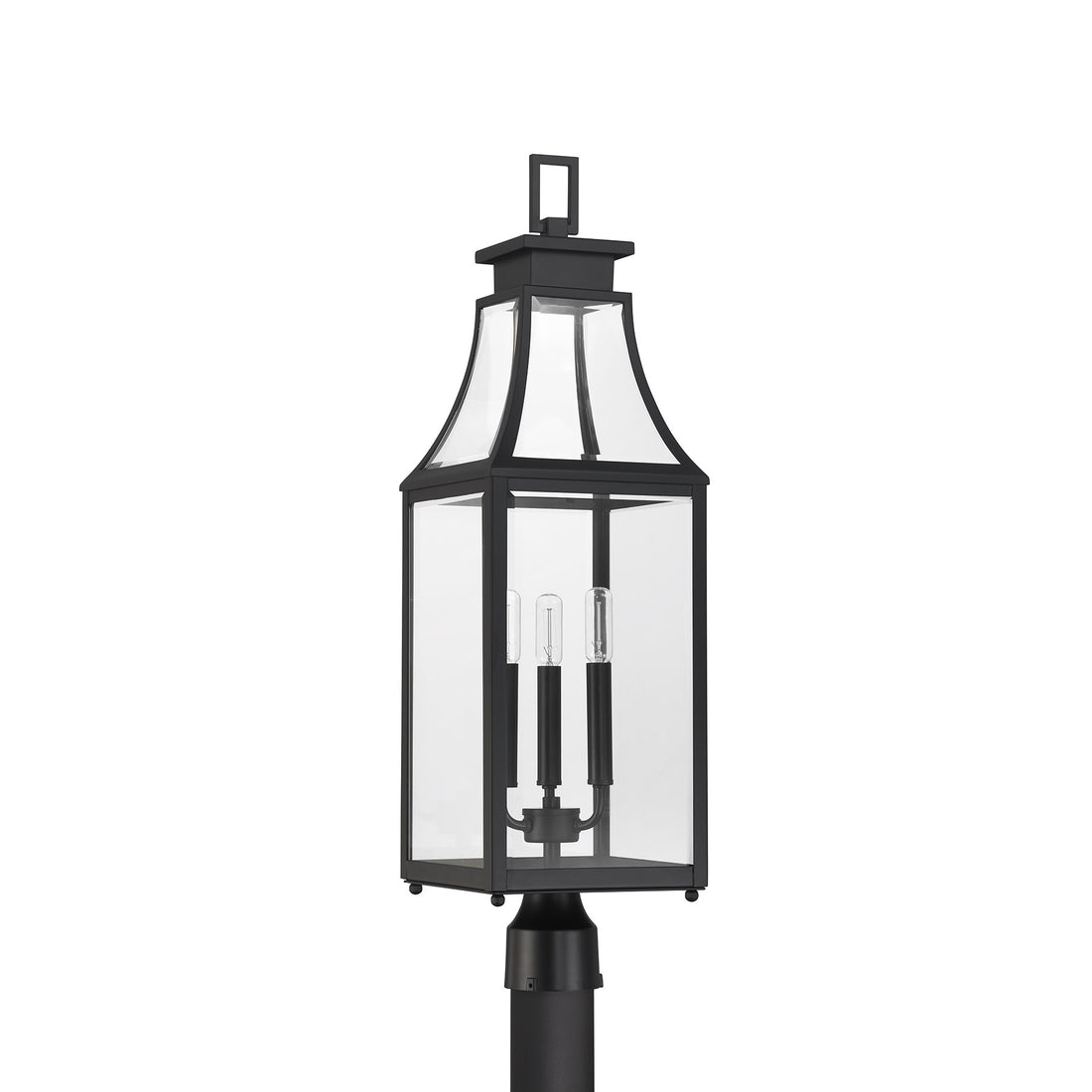 SAVOY HOUSE EMERY OUTDOOR: POST LANTERN | 5-609-BK