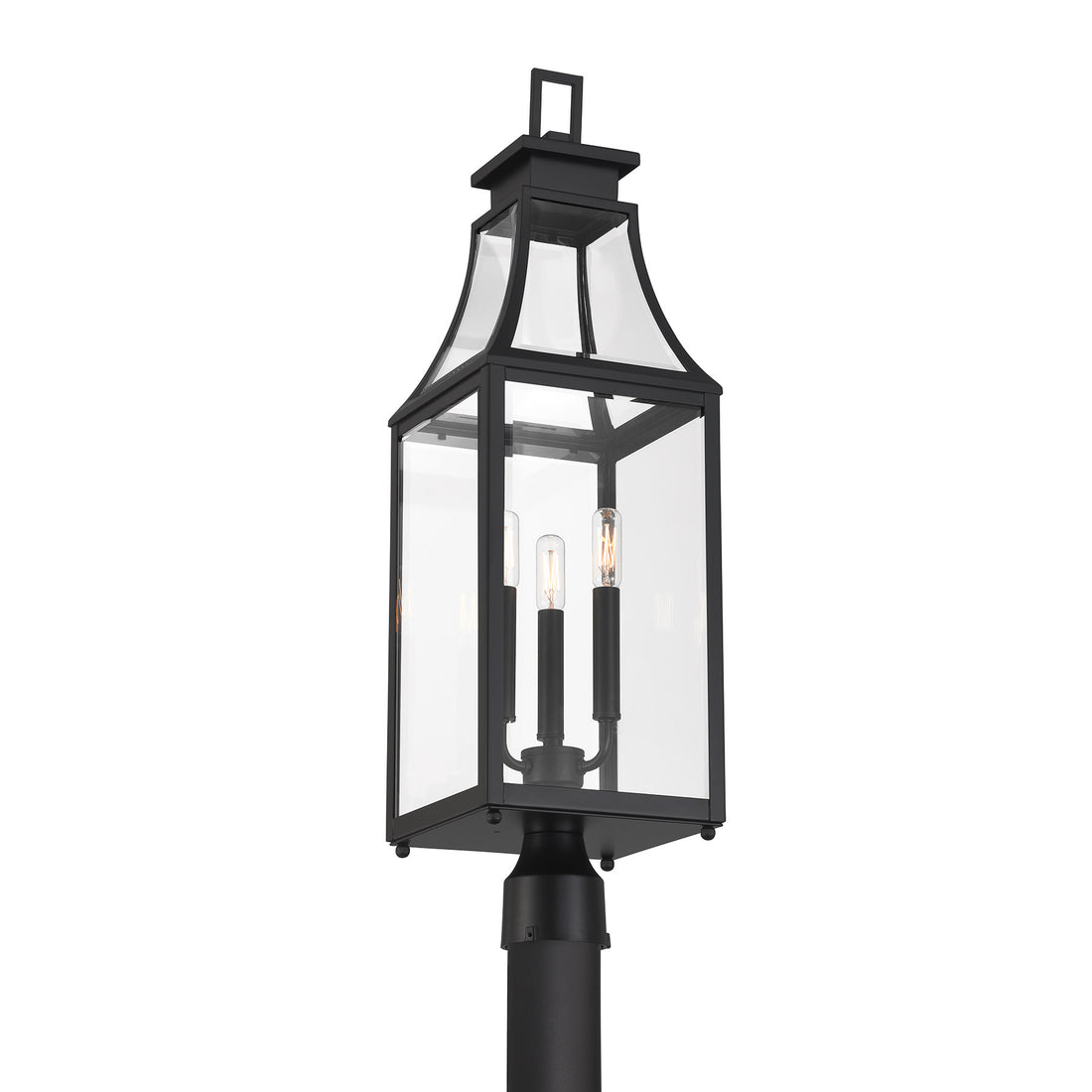 SAVOY HOUSE EMERY OUTDOOR: POST LANTERN | 5-609-BK