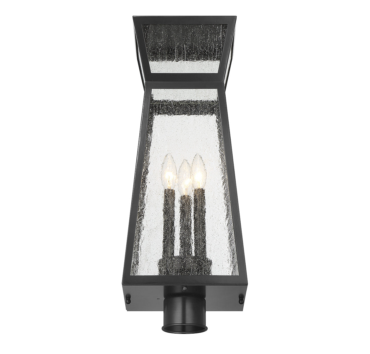 SAVOY HOUSE MILLFORD OUTDOOR: POST LANTERN | 5-633-BK
