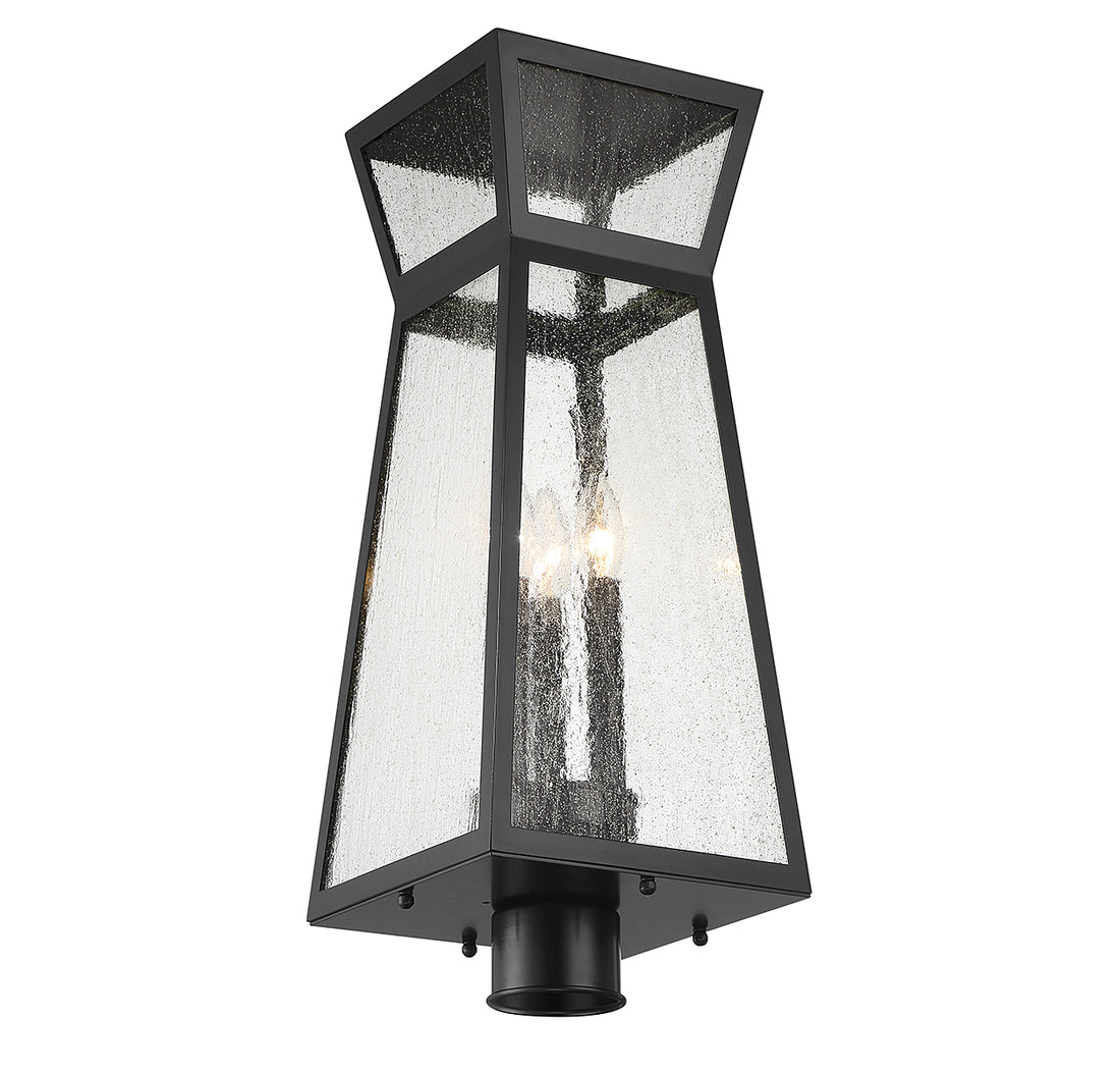 SAVOY HOUSE MILLFORD OUTDOOR: POST LANTERN | 5-633-BK