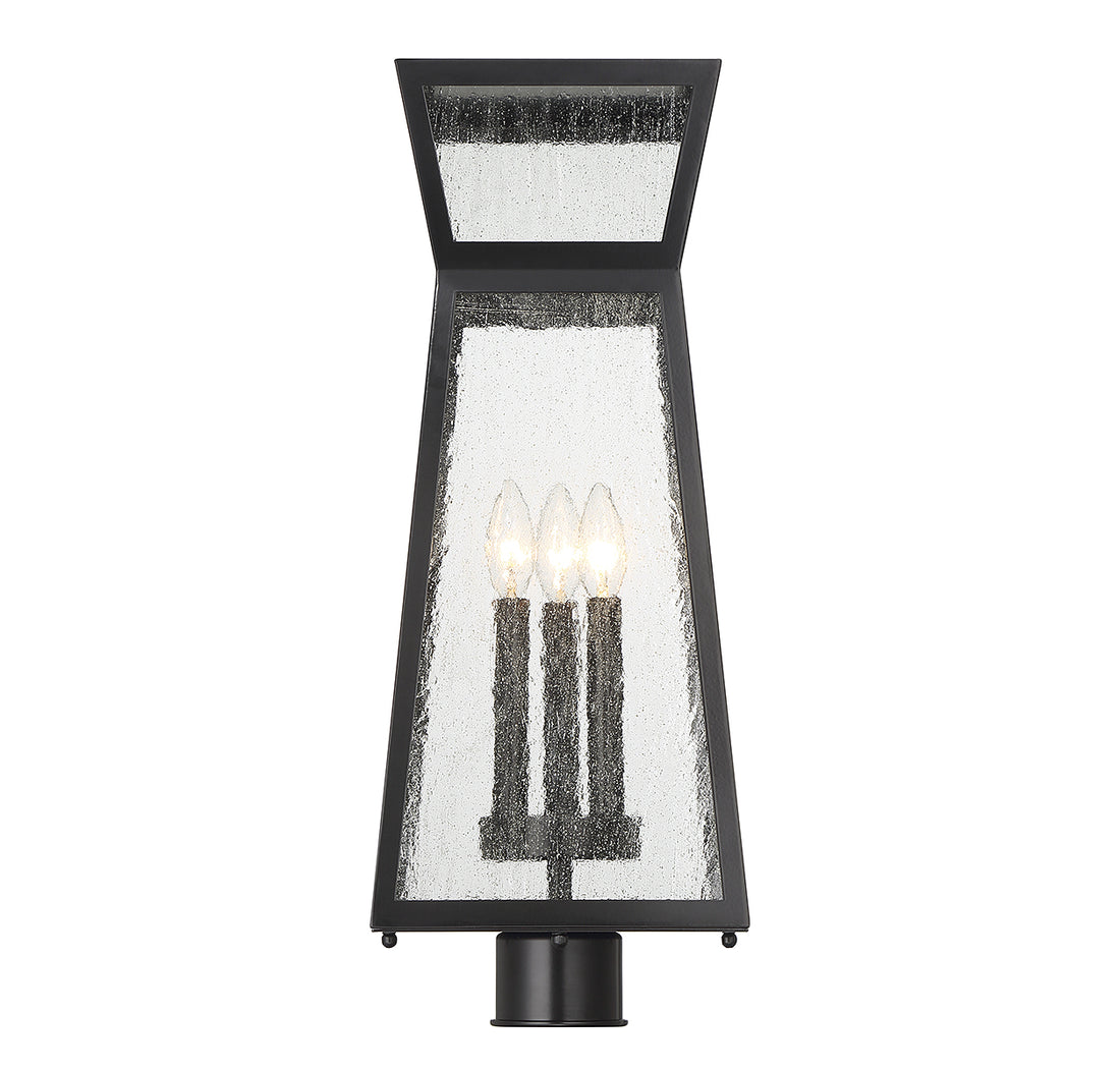 SAVOY HOUSE MILLFORD OUTDOOR: POST LANTERN | 5-633-BK