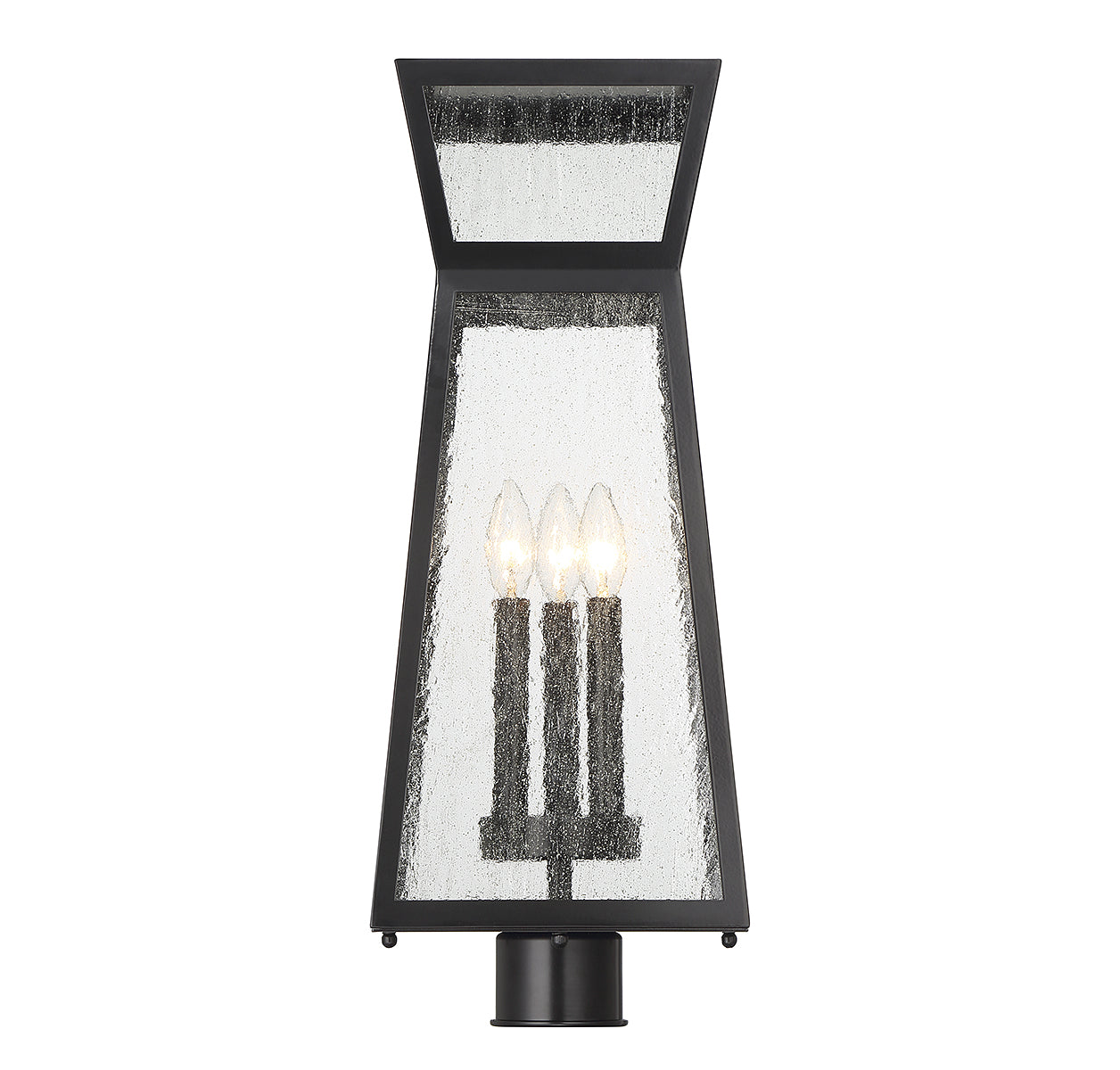 SAVOY HOUSE MILLFORD OUTDOOR: POST LANTERN | 5-633-BK