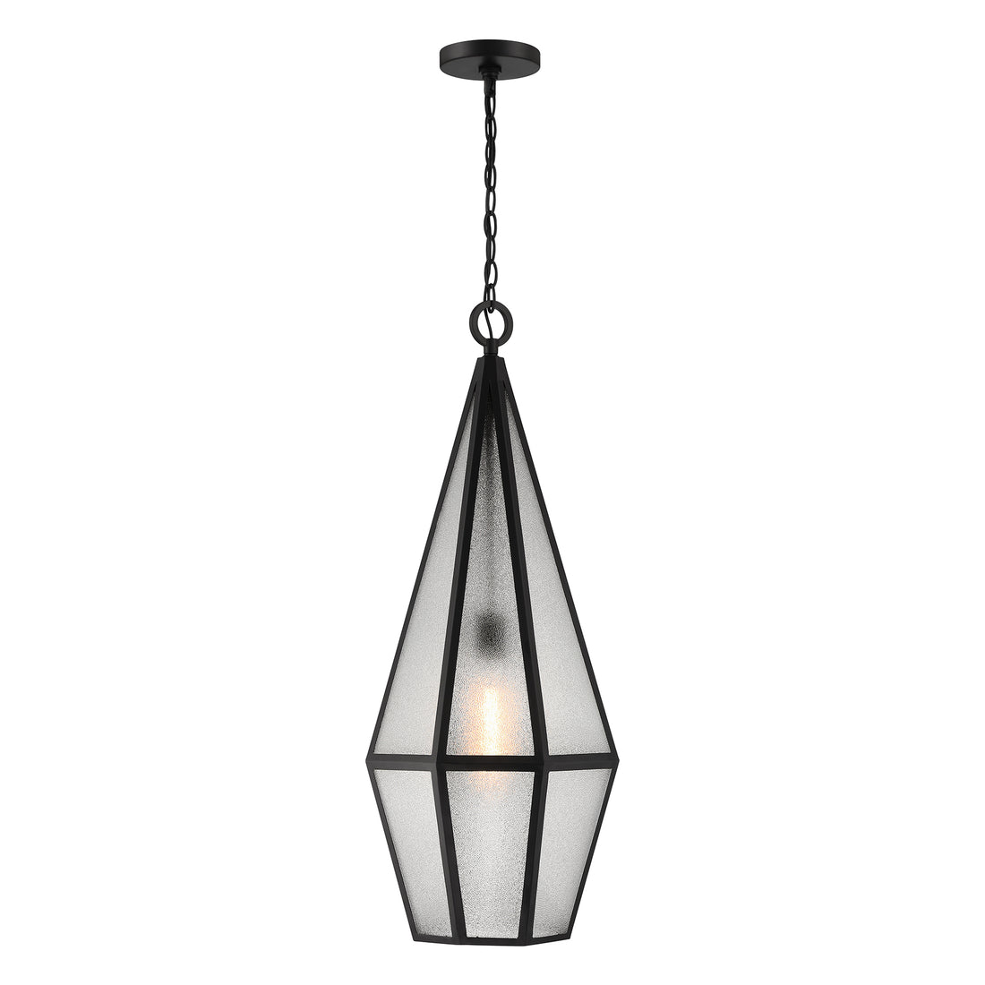 SAVOY HOUSE, PENINSULA OUTDOOR: HANGING LANTERN | 5-706-BK, OUTDOOR CEILING LIGHTS