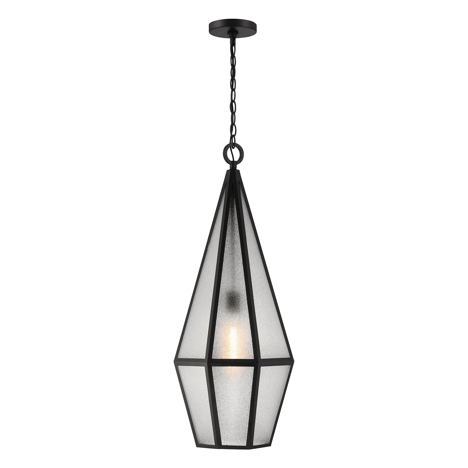 SAVOY HOUSE, PENINSULA OUTDOOR: HANGING LANTERN | 5-706-BK, OUTDOOR CEILING LIGHTS