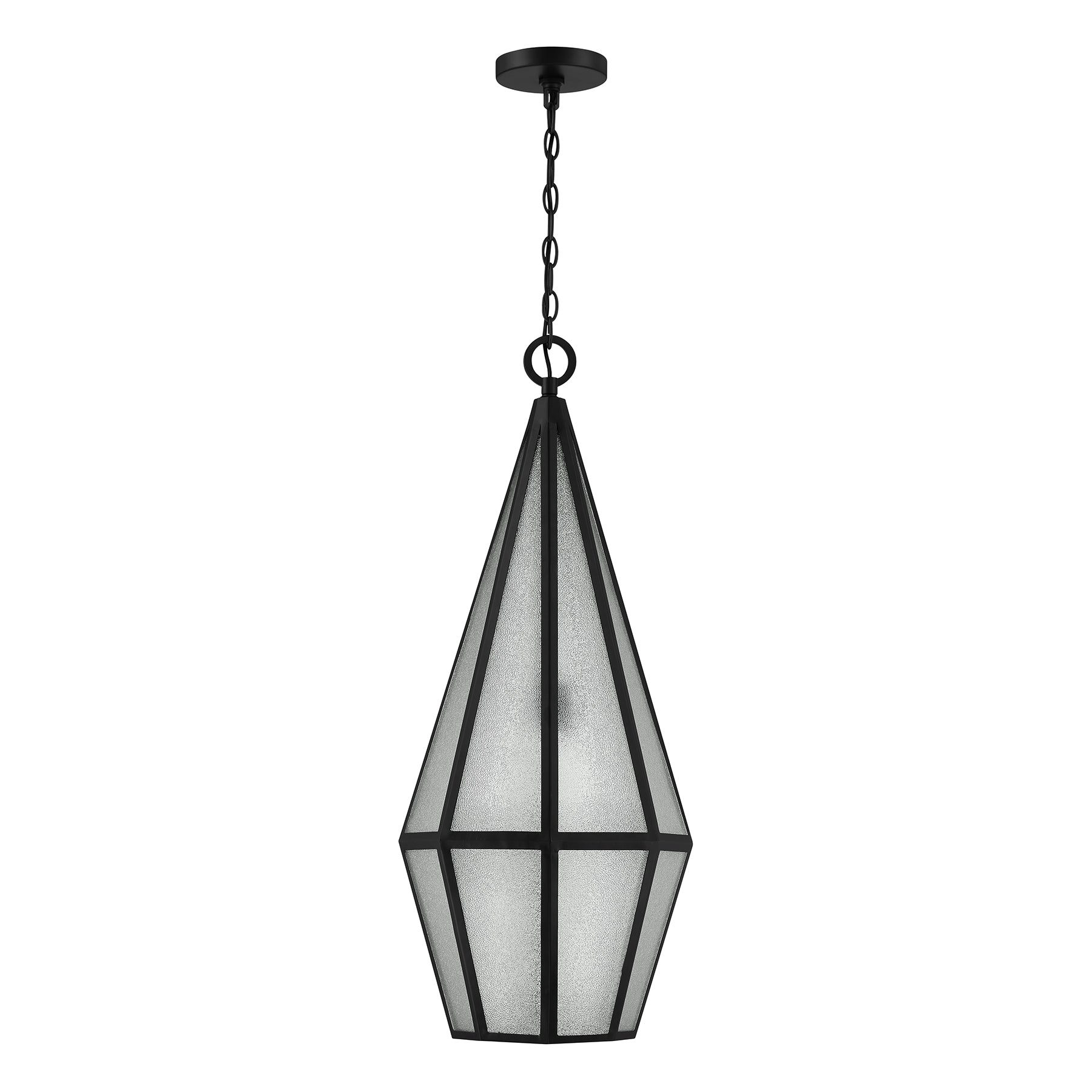 SAVOY HOUSE, PENINSULA OUTDOOR: HANGING LANTERN | 5-706-BK, OUTDOOR CEILING LIGHTS