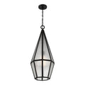 SAVOY HOUSE, PENINSULA OUTDOOR: HANGING LANTERN | 5-706-BK, OUTDOOR CEILING LIGHTS