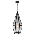 SAVOY HOUSE, PENINSULA OUTDOOR: HANGING LANTERN | 5-706-BK, OUTDOOR CEILING LIGHTS
