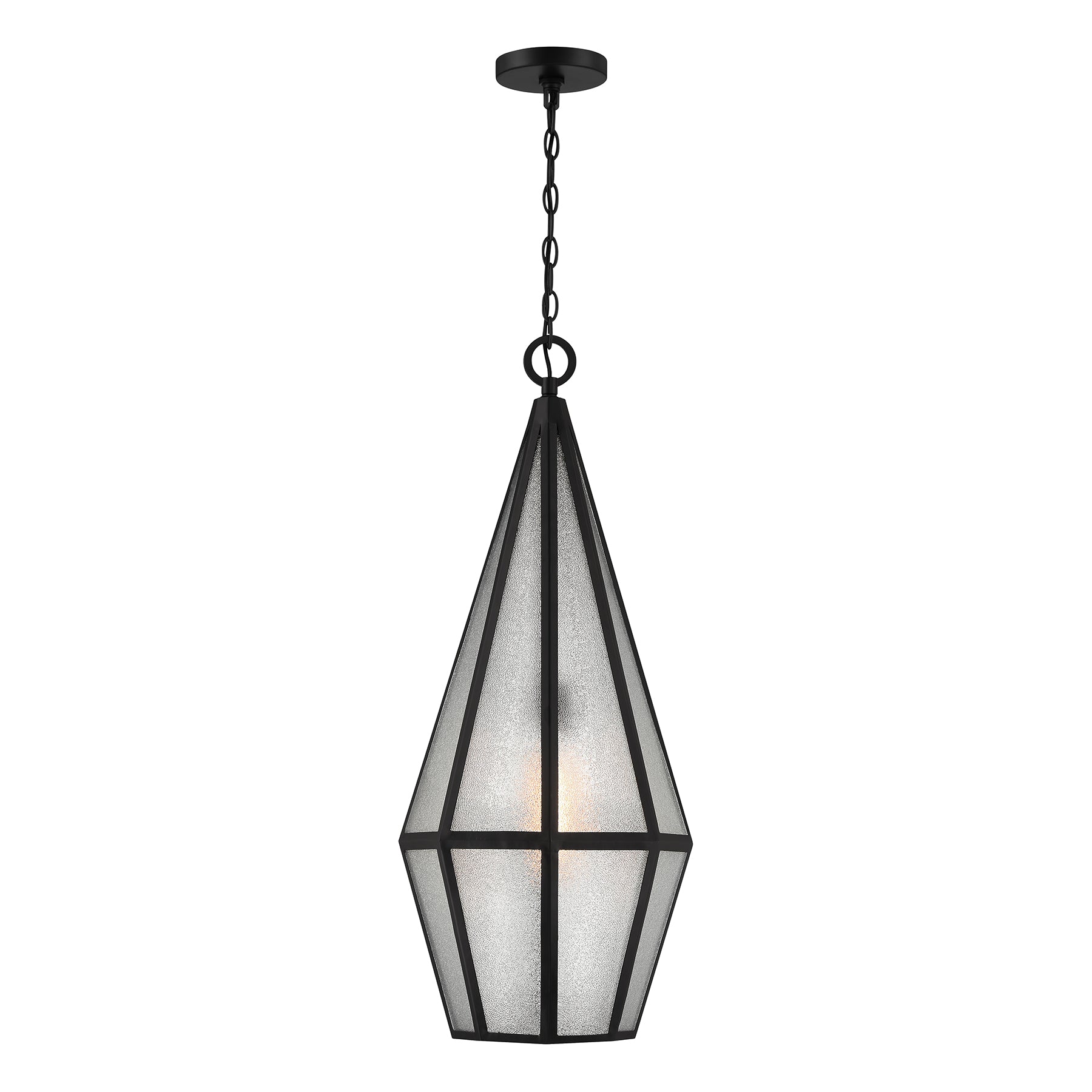 SAVOY HOUSE, PENINSULA OUTDOOR: HANGING LANTERN | 5-706-BK, OUTDOOR CEILING LIGHTS