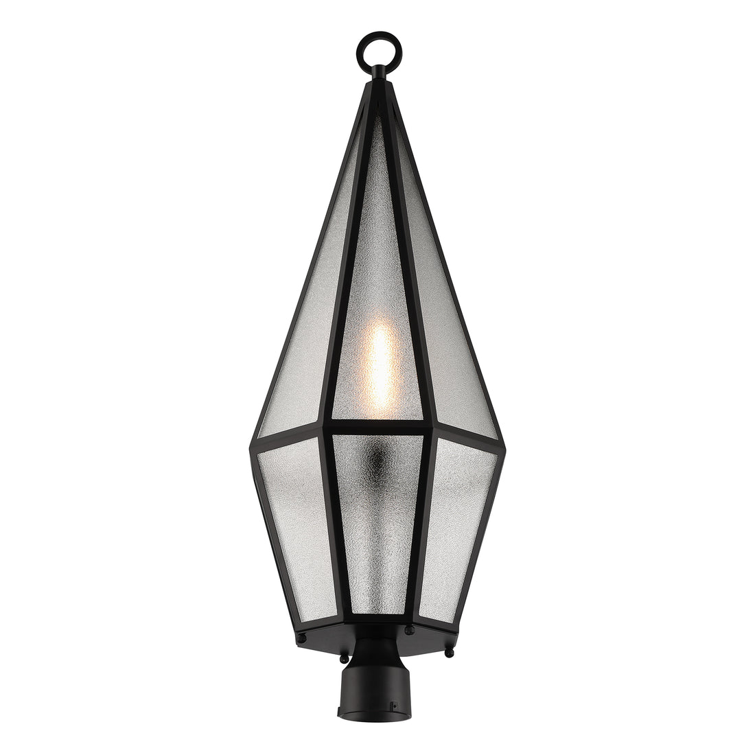 SAVOY HOUSE PENINSULA OUTDOOR: POST LANTERN | 5-707-BK