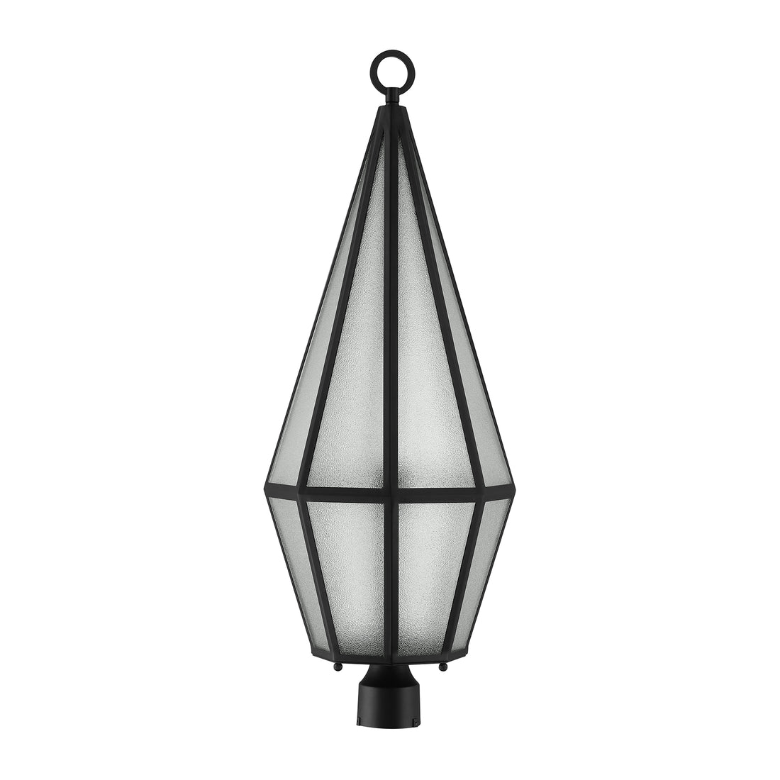 SAVOY HOUSE PENINSULA OUTDOOR: POST LANTERN | 5-707-BK